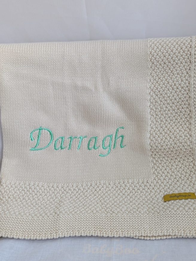 Sale - Organic cotton Beautiful Grey Blankieboo - Darragh - Image 4