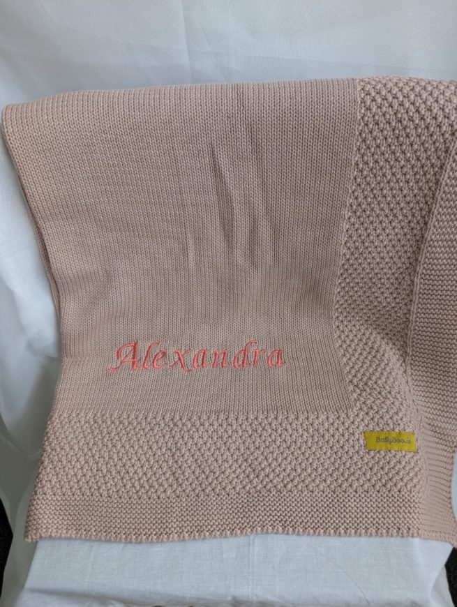 Sale - Organic cotton Beautiful Grey Blankieboo - Alexandra - Image 2
