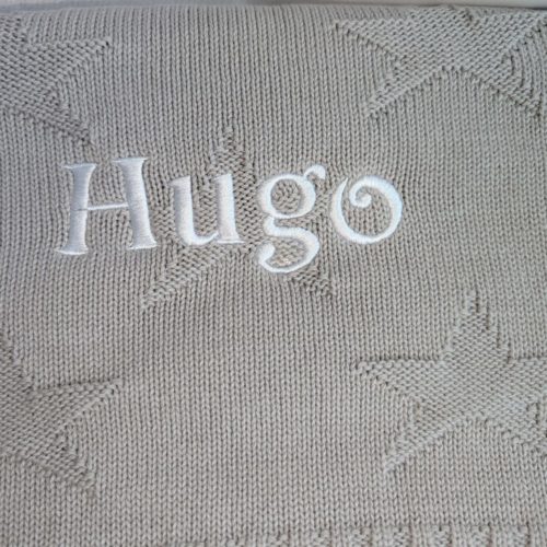 Sale - Organic cotton Little Star Dove Blankieboo - Hugo
