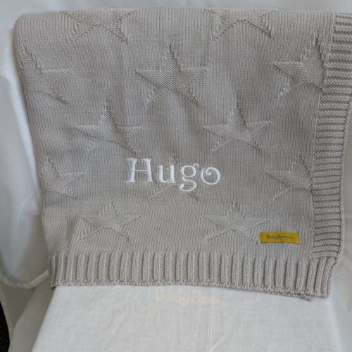 Sale - Organic cotton Little Star Dove Blankieboo - Hugo