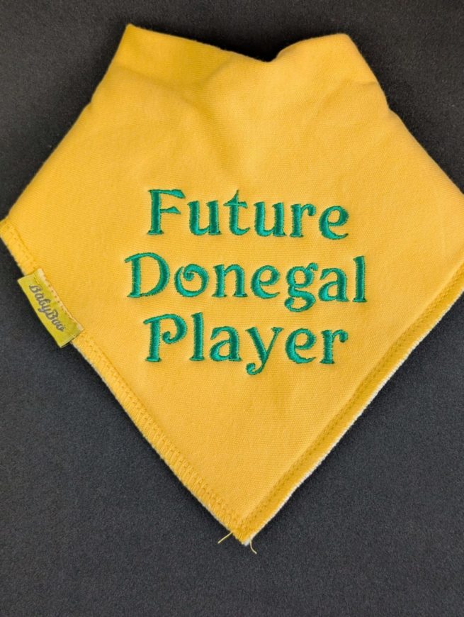 Future Donegal Player Organic Cotton DribbleBoo bandana bib