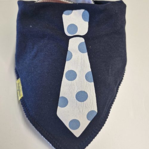 Mini CEO organic cotton DribbleBoo bandana bib