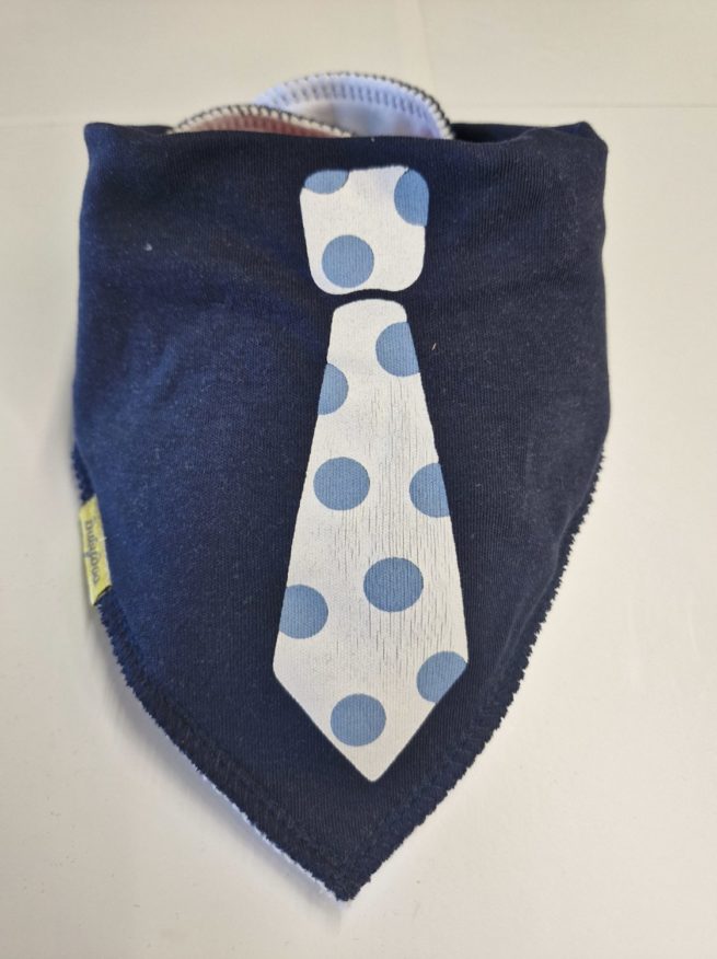 Mini CEO organic cotton DribbleBoo bandana bib