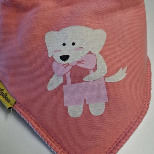 Posh Pooch organic cotton DribbleBoo bandana bib