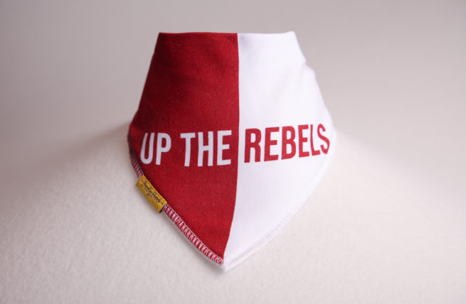 Cork GAA organic cotton DribbleBoo bandana bib