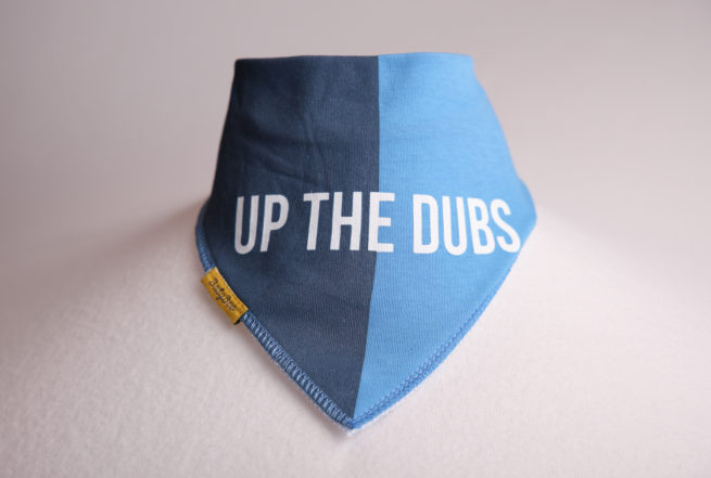 Dublin GAA organic cotton DribbleBoo bandana bib
