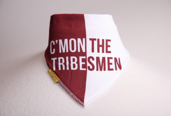 Galway GAA organic cotton DribbleBoo bandana bib