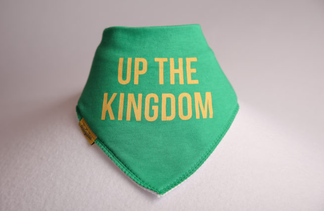Kerry GAA organic cotton DribbleBoo bandana bib