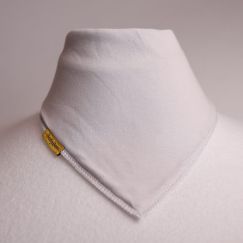 Just grey organic cotton DribbleBoo bandana bib