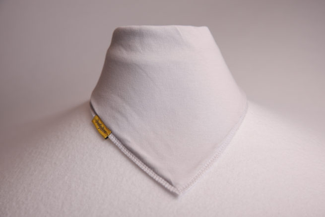 Just grey organic cotton DribbleBoo bandana bib