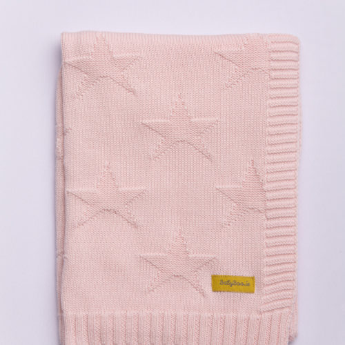 Our little star baby pink organic cotton BlankieBoo