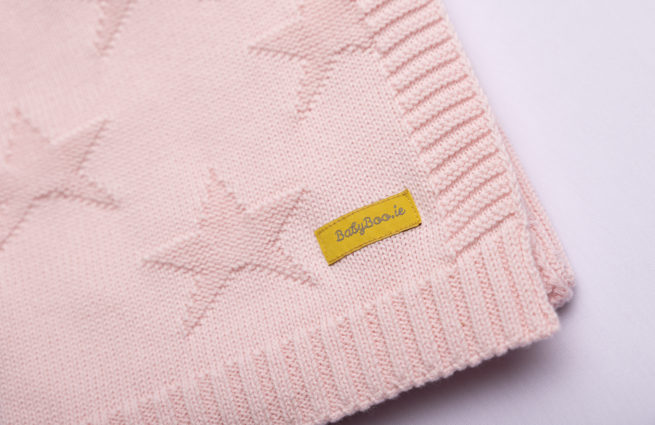 Our little star baby pink organic cotton BlankieBoo - Image 10