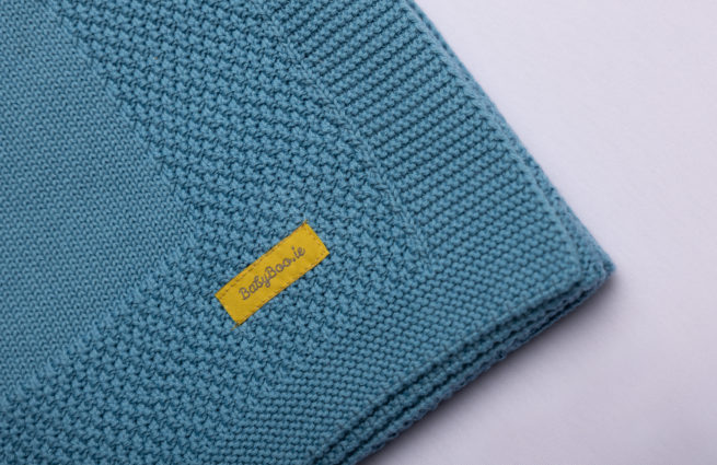 Organic cotton beautiful teal BlankieBoo - Image 10