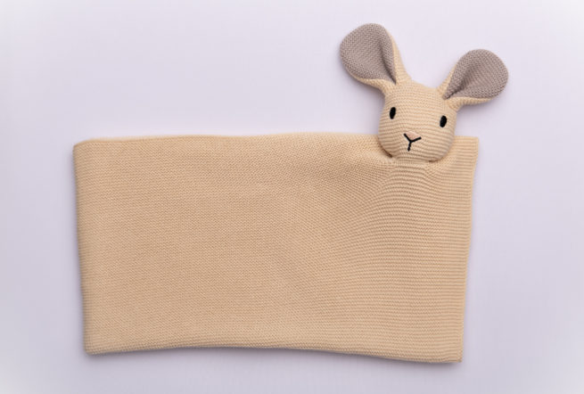 Bunny Comforter Organic Cotton BlankieBoo (warm cream) - Image 10