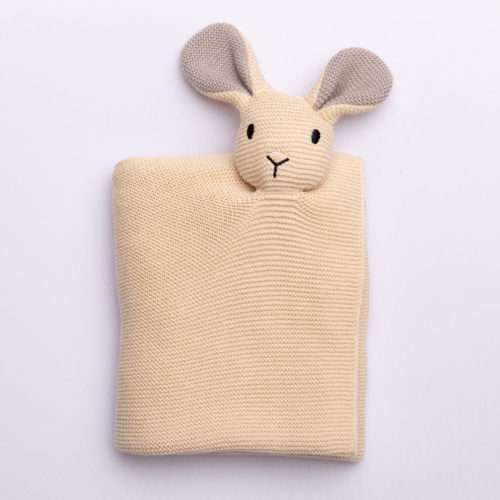 Bunny Comforter Organic Cotton BlankieBoo (warm cream)